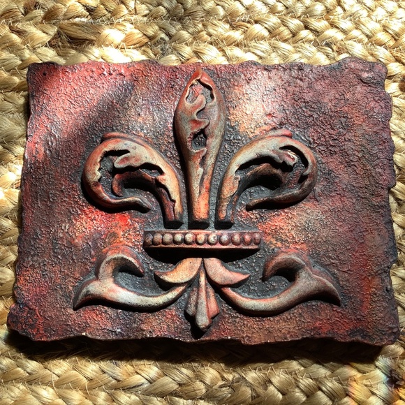 Kurtz Fleur de Lis Wall plaque - Picture 1 of 2